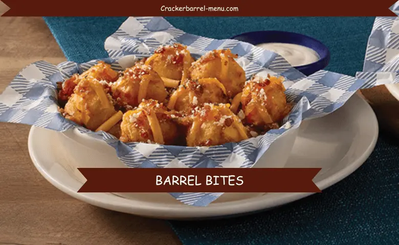 cracker barrel barrel bites menu