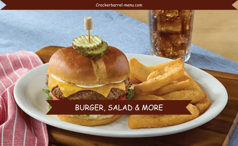 cracker barrel burger, sandwiches menu