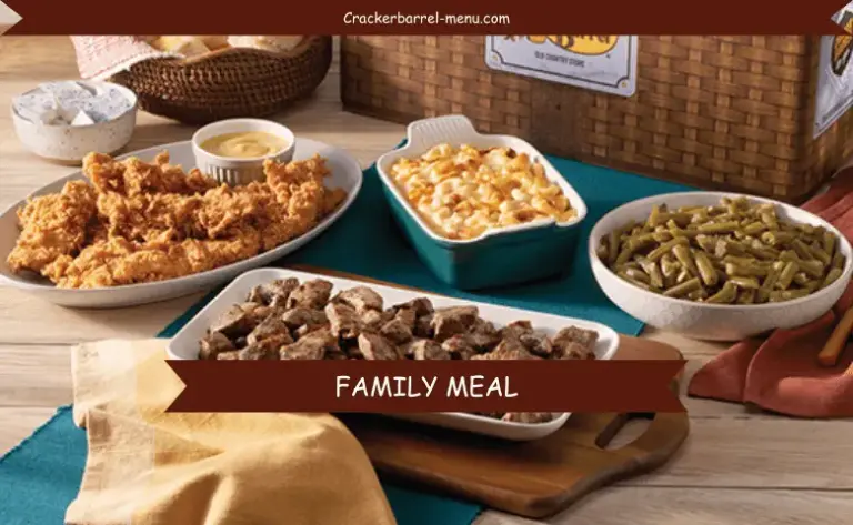 cracker barrel family meal menu