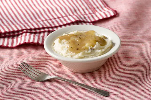 Mashed Potatoes with Brown Gravy